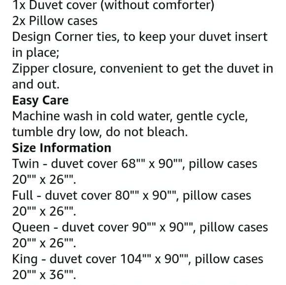 ⭐🆕 Light Grey Farmhouse Duvet Cover set - Picture 7 of 9